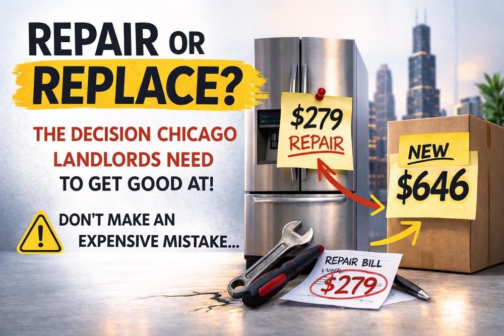 Chicago Investors: When Should You Repair vs Replace Appliances?